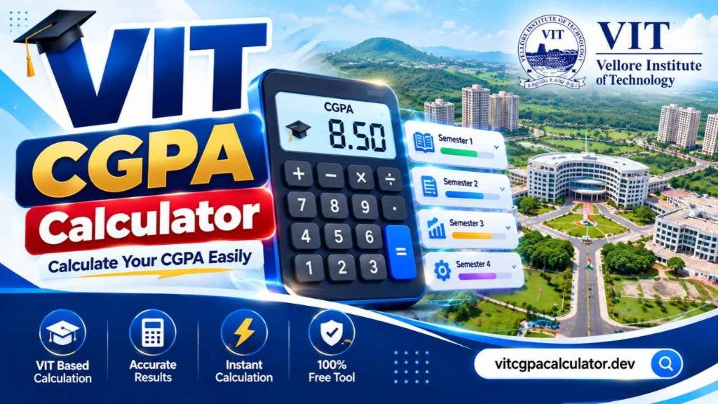 VIT CGPA Calculator Guide — Calculate Your CGPA Easily with semester credit weighting