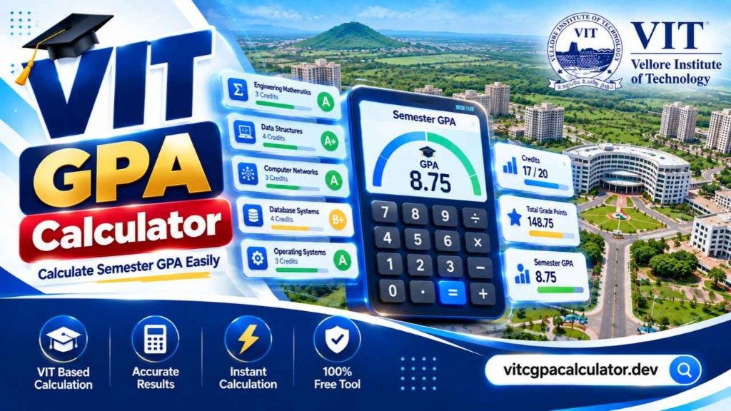 VIT GPA Calculator Banner