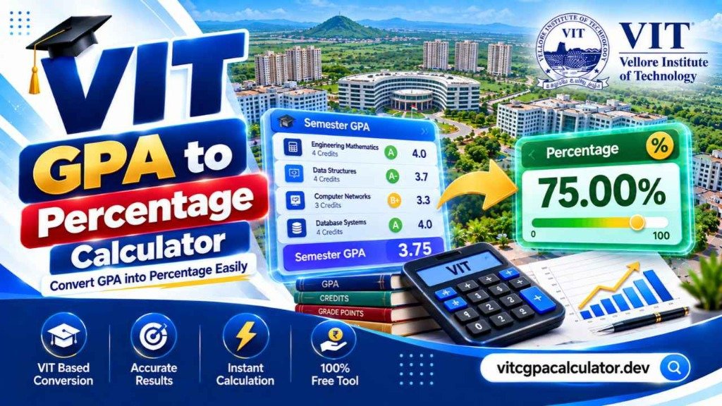 VIT GPA to Percentage Calculator Banner